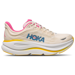 Women's - HOKA Bondi 9 - Alabaster/Pink/Birch
