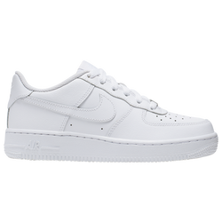 Boys' Grade School - Nike Air Force 1 Low - White/White/White