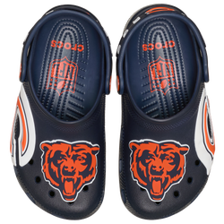 Boys' Preschool - Crocs NFL Classic Clog - Navy/Orange