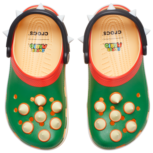 MENS - Crocs Bowser Classic Clogs - Multi/Green