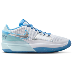 Boys' Grade School - Nike JA 1 SE - White/Glacier Blue/Metallic Silver