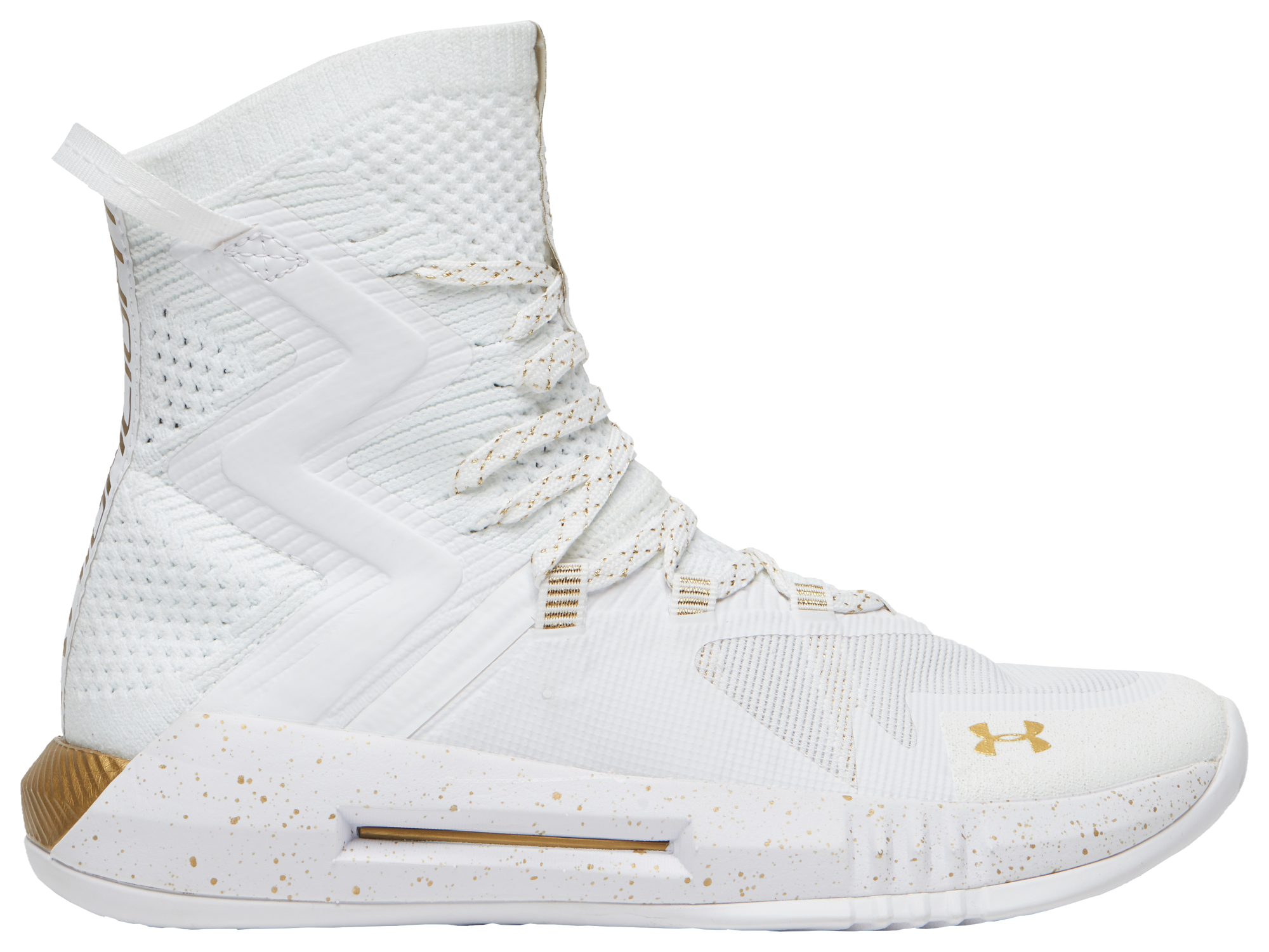 under armour white and gold volleyball shoes