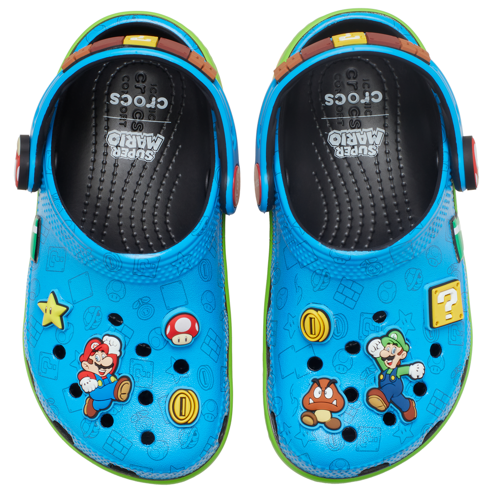 Toddler Crocs Super Mario Clogs