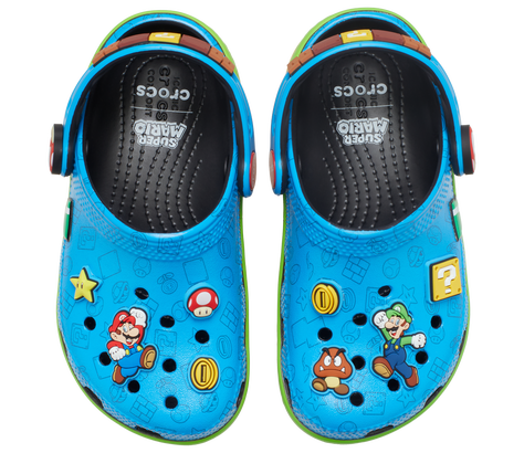 Toddler Crocs Super Mario Clogs