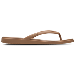 Women's - Crocs Miami Flip Sandals - Milk Chocolate