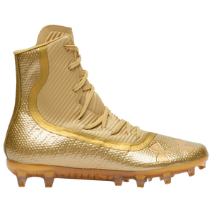 gold under armour football cleats