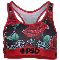 Women's - PSD Graphic Sport Bra - Black/Red