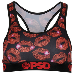 Women's - PSD Graphic Sport Bra - Red/Multi Color
