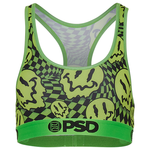 

PSD Womens PSD Graphic Sport Bra - Womens Green Size XS