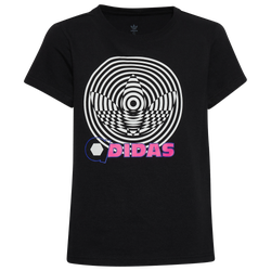 Boys' Grade School - adidas Glow In The Dark T-Shirt - Black/Black