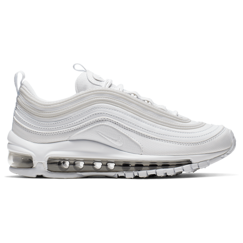 

Boys Nike Nike Air Max 97 - Boys' Grade School Shoe White/White/Met Silver Size 04.5