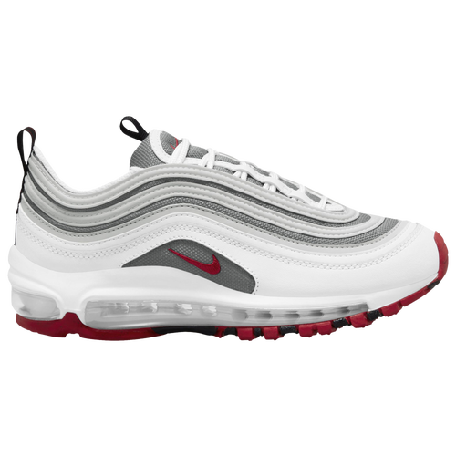 

Nike Boys Nike Air Max 97 - Boys' Grade School Running Shoes White/Varsity Red/Particle Grey Size 5.5