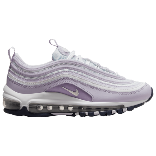 Nike Girls Nike Air Max 97 – Girls’ Grade School Running Shoes White/Silver Size 4.0