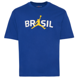 Men's - Jordan Brasil Short Sleeve T-Shirt  - Old Royal/Old Royal