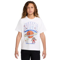 Boys' Grade School - Nike M90 Basketball NRG T-Shirt - White