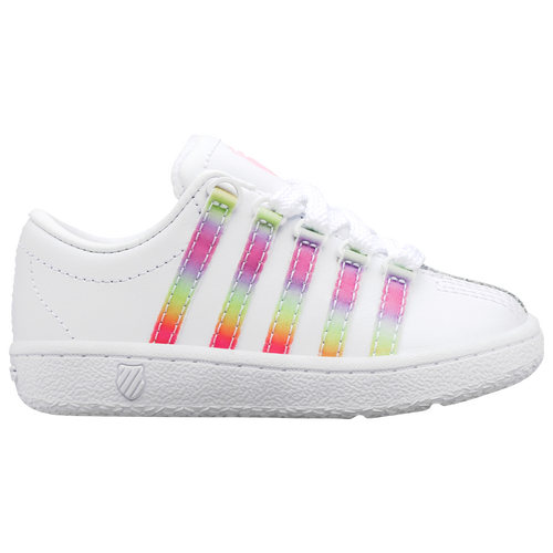  - K-Swiss Classic LX - White/Purple Yellow