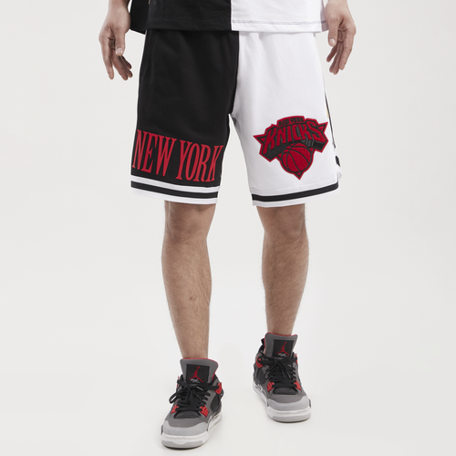 

Pro Standard Mens New York Knicks Pro Standard Knicks Split Drop Knit Shorts - Mens Black/White Size XL