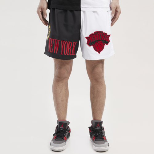 

Pro Standard Mens New York Knicks Pro Standard Knicks Split Woven Shorts - Mens Black/White Size L