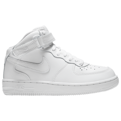 Boys' Preschool - Nike Air Force 1 Mid - White/White