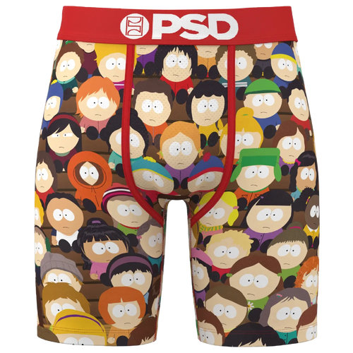 

PSD Mens PSD Southpark School Day Underwear - Mens Multi/Red Size L