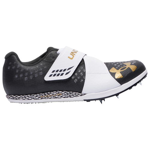 Under Armour Hovr Skyline TJ - Men's Triple Jump Shoes - Jet Gray / White / Mtlc Victory Gold - 3021864-101