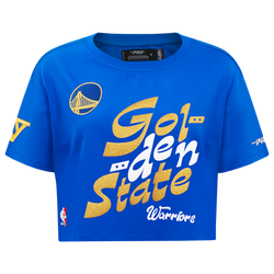 Women's - Pro Standard Warriors Boxy T-Shirt - Blue