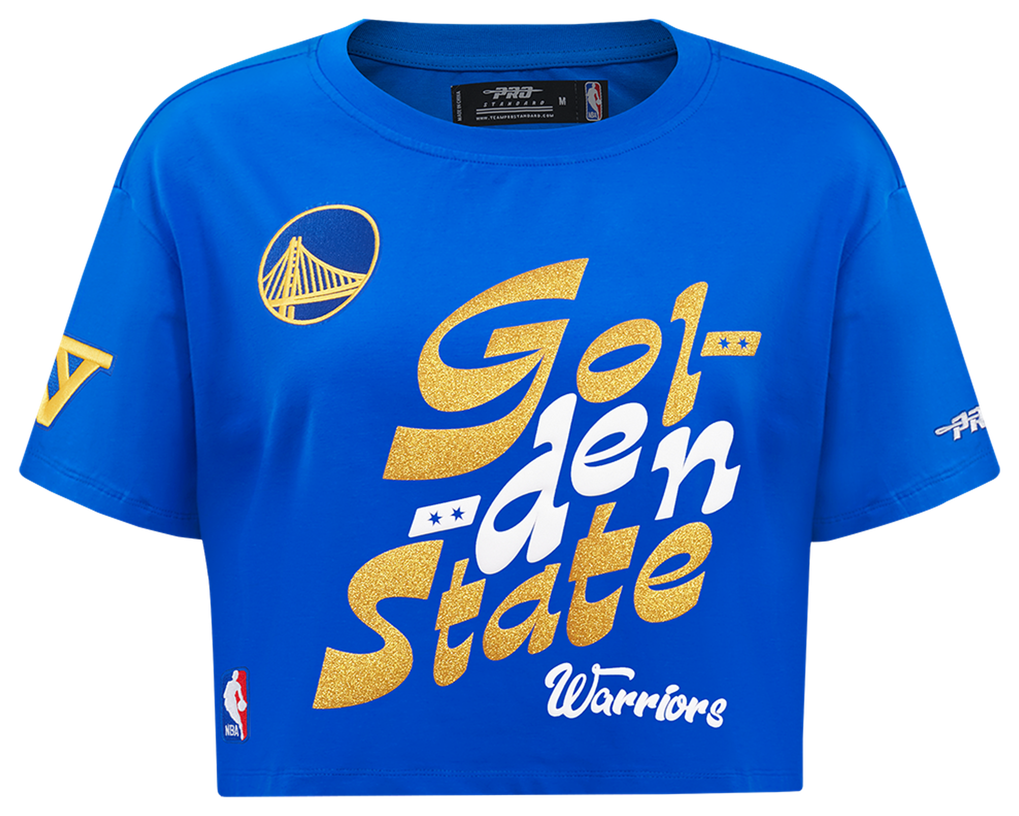 Pro Standard Warriors Boxy T-Shirt - Women's