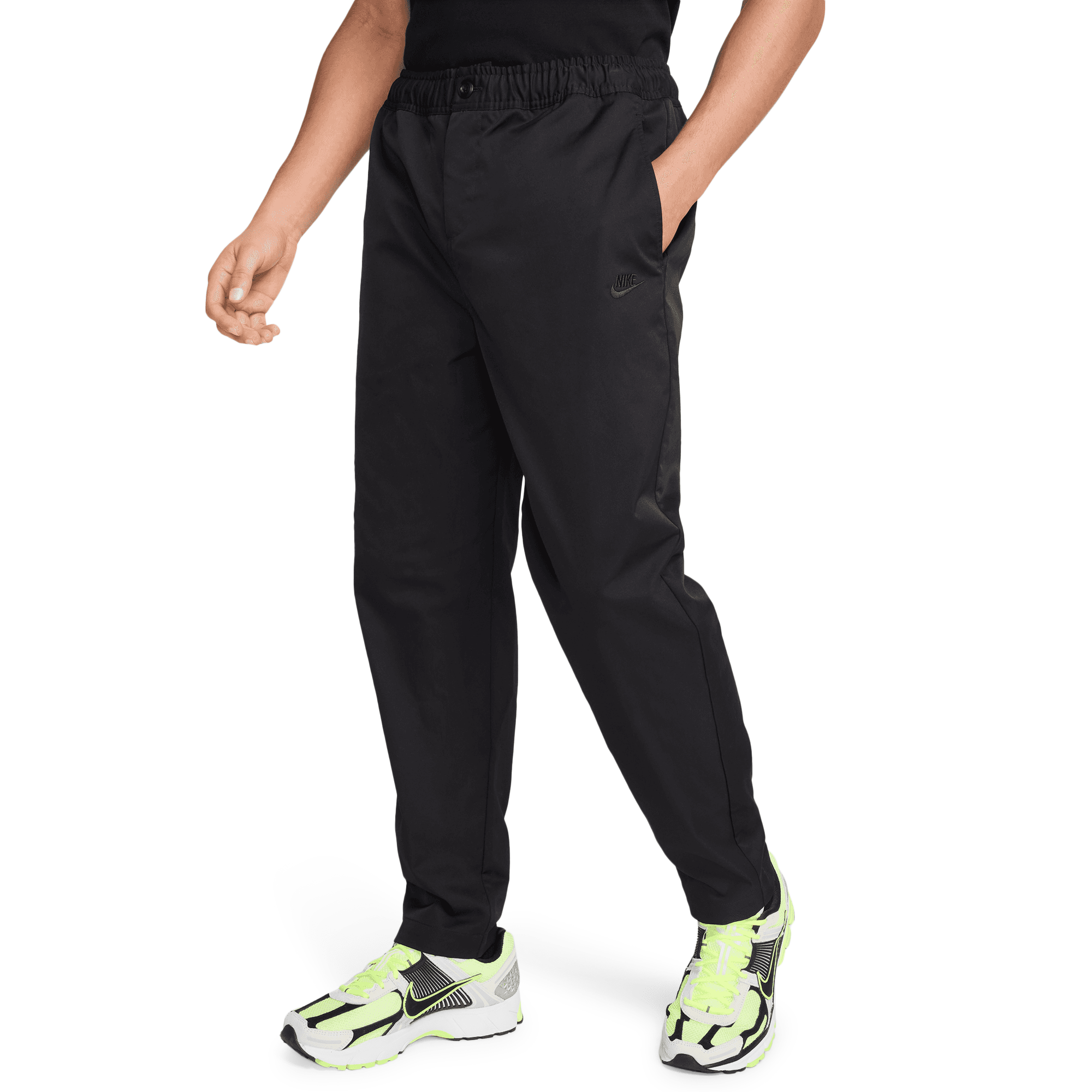 (取寄) ナイキ メンズ クラブ ウーブン テイパー パンツ Nike men Club Woven Taper Pants Black/Black Nike Club Woven Tapered Pants | Champs Sports Canada