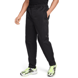 Men's - Nike Club Woven Tapered Pants  - Black/Black