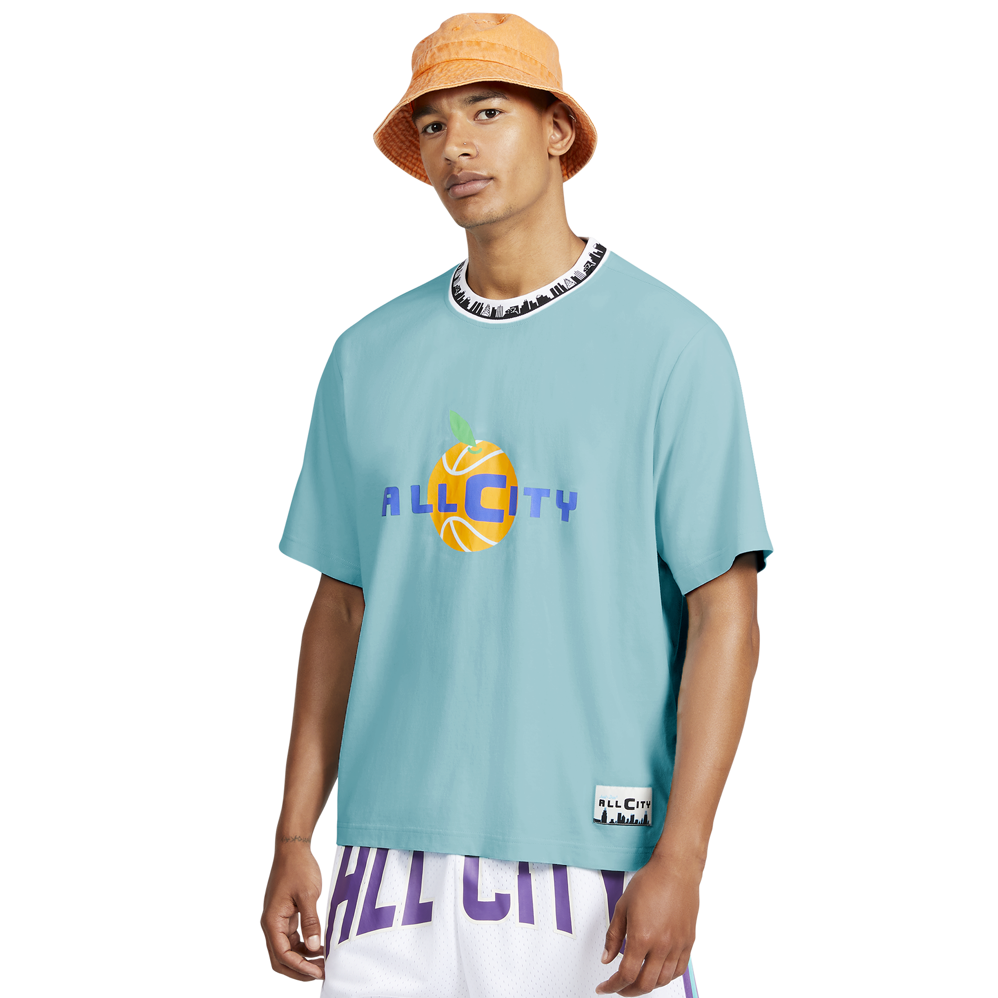 All City By Just Don Signature Logo T-Shirt - Men's