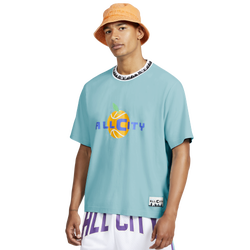 Men's - All City By Just Don Signature Logo T-Shirt - Blue/Blue
