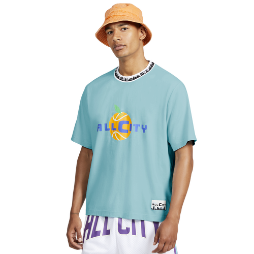 

All City By Just Don Mens All City By Just Don Signature Logo T-Shirt - Mens Blue/Blue Size L