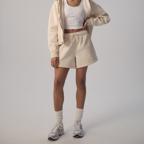 Cozi 5" Fleece Shorts - Cozi White