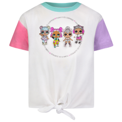 Girls' Preschool - PUMA X LOL Jersey SS Fashion T-Shirt - White/Pink