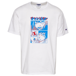 Men's - Champion Anime T-Shirt - White/Blue/Red