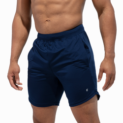 Men's - Eastbay Pursuit Warm Up Shorts - Navy