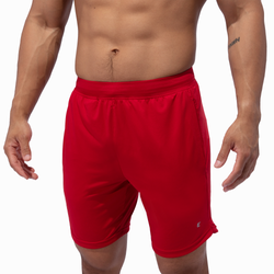 Men's - Eastbay Pursuit Warm Up Shorts - Red Alert