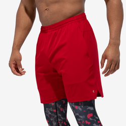 Men's - Eastbay Pacer 7" Shorts - Red Alert