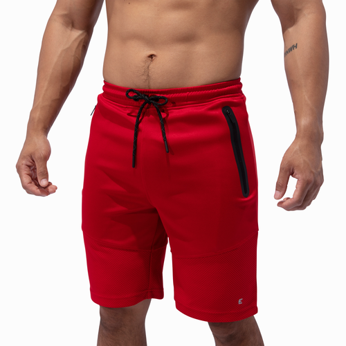 

Eastbay Mens Eastbay Spirit Fleece Shorts - Mens Red Alert Size M