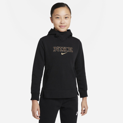 Girls' Grade School - Nike Leopard Hoodie - Black/Brown