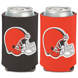 Adult - WinCraft Cleveland Browns 12 OZ Can Cooler - Brown/Orange/White