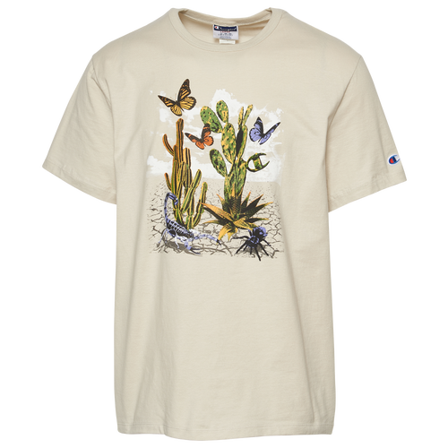 

Champion Nature Cactus T-Shirt - Mens Pebblestone/Multi Size S
