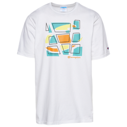 Men's - Champion Prismatic T-Shirt - White/Orange/Blue