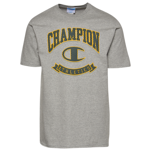 

Champion Mens Champion Athletics T-Shirt - Mens Grey/Green Size XXL