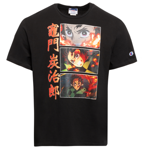 

Champion Mens Champion DS Hinokami T-Shirt - Mens Black/Multi Size S