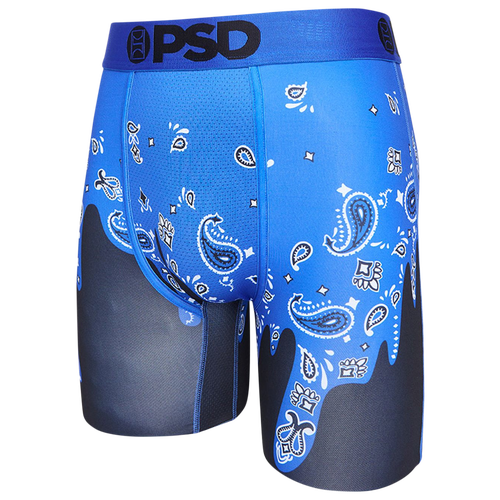 

PSD Mens PSD Graphic Briefs - Mens Blue Melt Size M