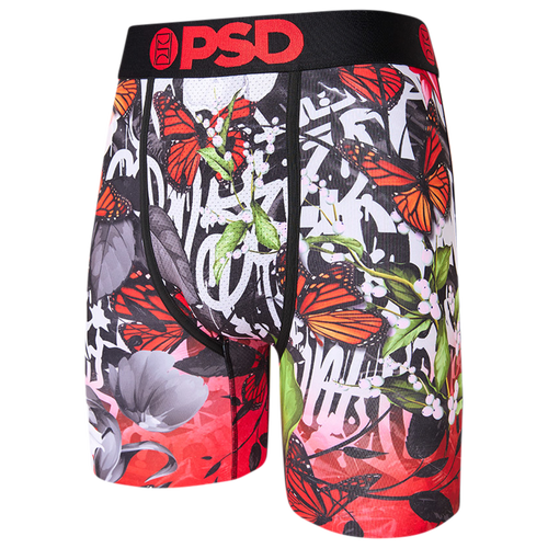 

PSD Mens PSD Graphic Briefs - Mens Red Size L