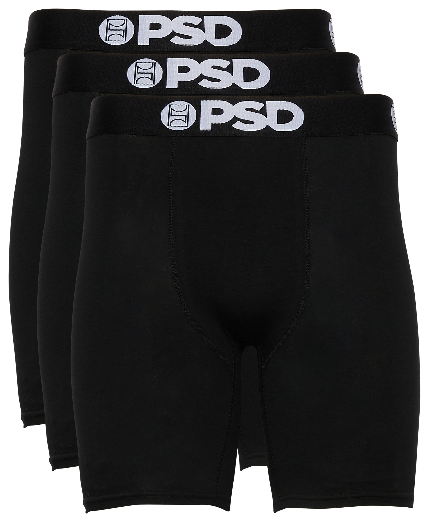 PSD Men's 95/5 3-Pack Redgryblk Boxer Briefs, Multi, XL, Multi