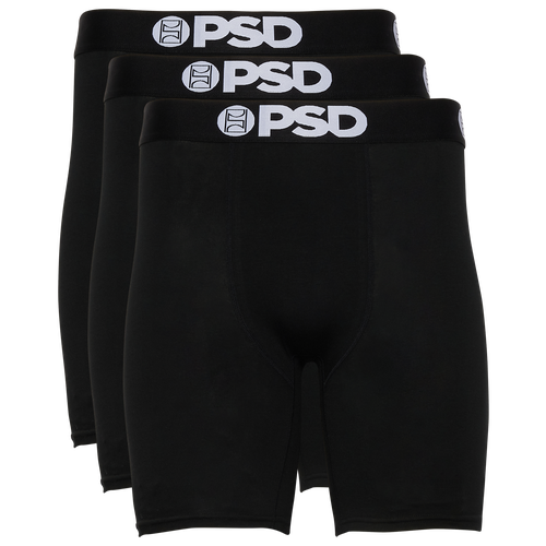 

PSD Mens PSD 95/5 3 Pack Underwear - Mens Black Size L