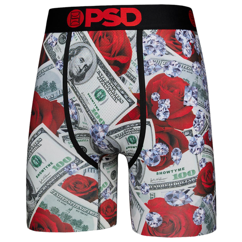 

PSD Mens Aaron Jones PSD Graphic Briefs - Mens Red/Green/White Size XL